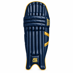FA Sports Anzik Gold Batting Pads – Navy Blue