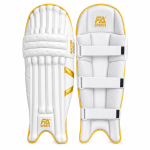 FA Sports Anzik Gold Batting Pads – White