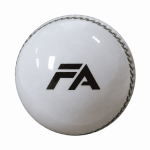 FA Sports White Leather Cricket Ball